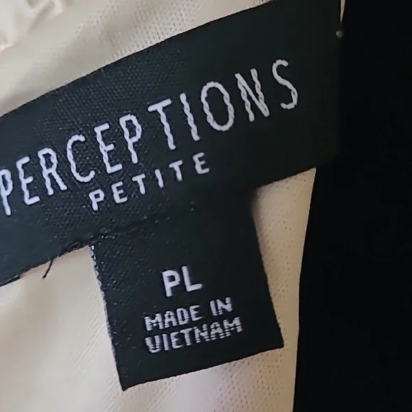 PERCEPTIONS New York Blush Nude Lace Sheath Dress Perite L nwt - Picture 8 of 9